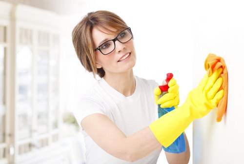 Professional carpet cleaning service for an Acton home hallway