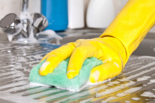 Local cleaning team preparing a home cleaning service in Acton