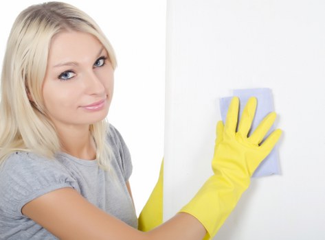 Local cleaners working in an Acton apartment